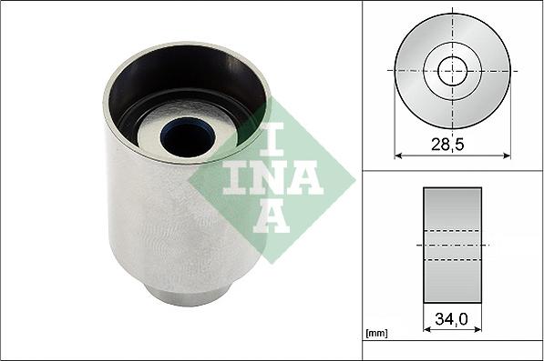 INA 532 0236 10 - Deflection / Guide Pulley, timing belt autospares.lv