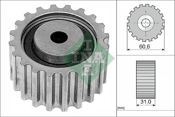 INA 532 0220 10 - Deflection / Guide Pulley, timing belt autospares.lv