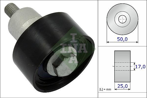 INA 532 0753 10 - Deflection / Guide Pulley, timing belt autospares.lv