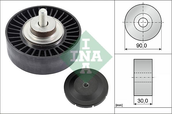 INA 532 0752 10 - Pulley, v-ribbed belt autospares.lv