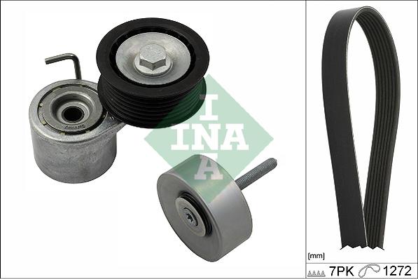 INA 529 0245 10 - V-Ribbed Belt Set autospares.lv