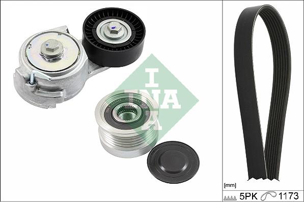 INA 529 0478 20 - V-Ribbed Belt Set autospares.lv