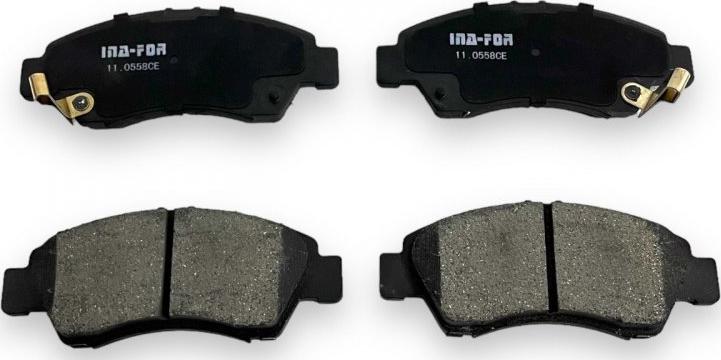 INA-FOR INF11.0558 - Brake Pad Set, disc brake autospares.lv
