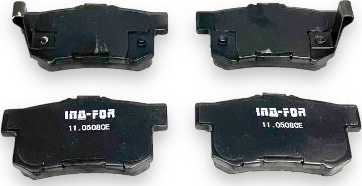 INA-FOR INF11.0508 - Brake Pad Set, disc brake autospares.lv