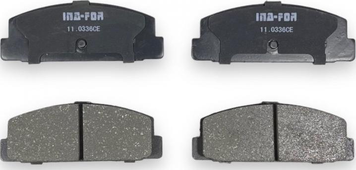 INA-FOR INF11.0336 - Brake Pad Set, disc brake autospares.lv