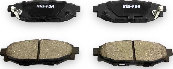 INA-FOR INF11.1408 - Brake Pad Set, disc brake autospares.lv