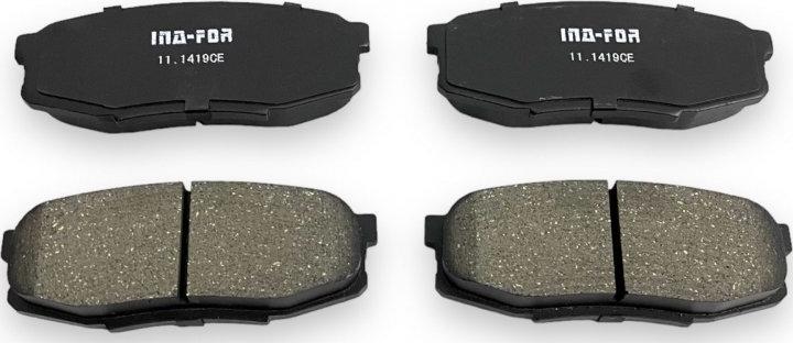 INA-FOR INF11.1419 - Brake Pad Set, disc brake autospares.lv