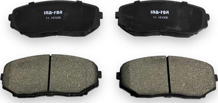 INA-FOR INF11.1573 - Brake Pad Set, disc brake autospares.lv