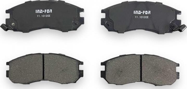 INA-FOR INF11.1012 - Brake Pad Set, disc brake autospares.lv