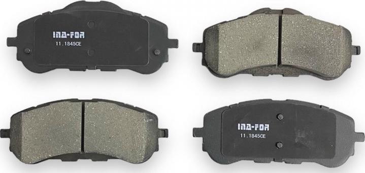 INA-FOR INF11.1845 - Brake Pad Set, disc brake autospares.lv