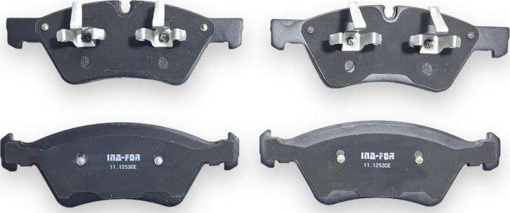 INA-FOR INF11.1253 - Brake Pad Set, disc brake autospares.lv