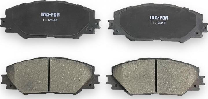 INA-FOR INF11.1282 - Brake Pad Set, disc brake autospares.lv