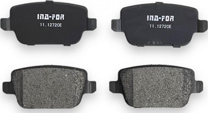 INA-FOR INF11.1272 - Brake Pad Set, disc brake autospares.lv