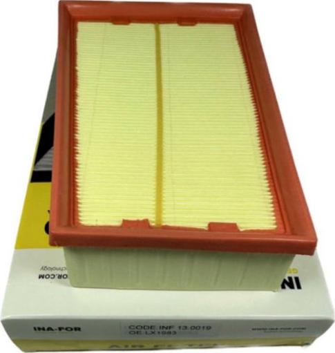 INA-FOR INF13.0019 - Air Filter, engine autospares.lv
