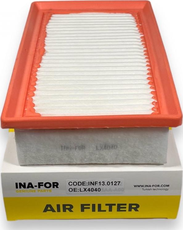 INA-FOR INF13.0127 - Air Filter, engine autospares.lv