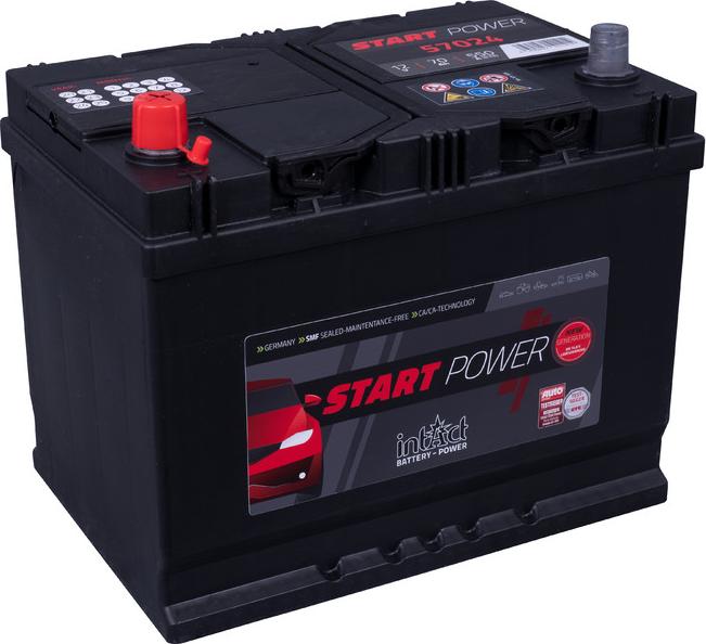 INTACT 57024GUG - Starter Battery autospares.lv