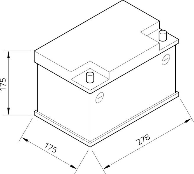 INTACT PP75MF - Starter Battery autospares.lv