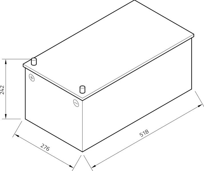 INTACT 72512SHDGUG - Starter Battery autospares.lv