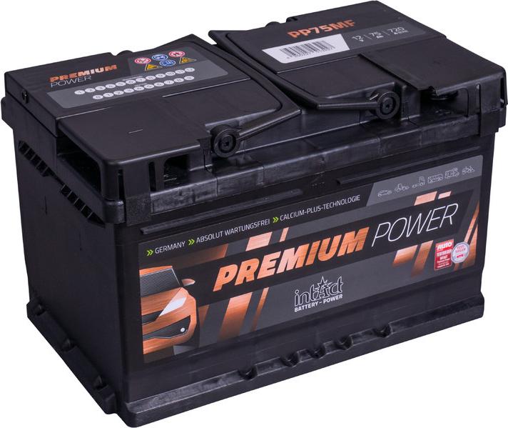 INTACT PP75MF - Starter Battery autospares.lv