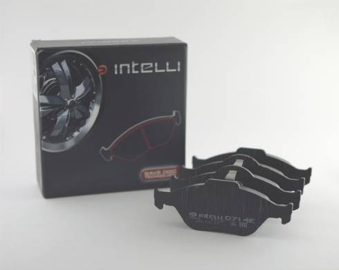 Intelli D714E - Brake Pad Set, disc brake autospares.lv