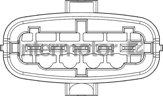 INTERMOTOR 19708-M - Air Mass Sensor autospares.lv