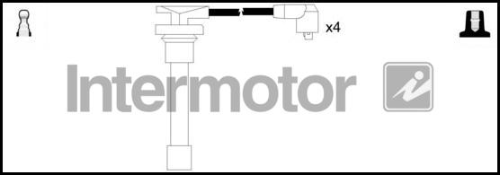 INTERMOTOR 76201 - Ignition Cable Kit autospares.lv