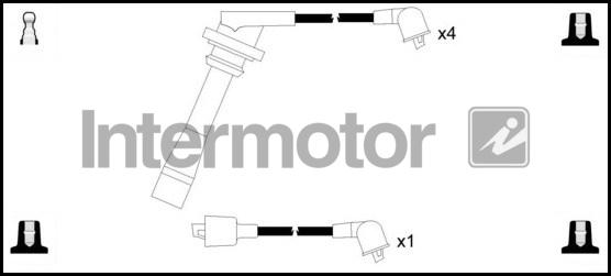 INTERMOTOR 73996 - Ignition Cable Kit autospares.lv