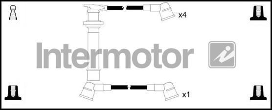 INTERMOTOR 73995 - Ignition Cable Kit autospares.lv