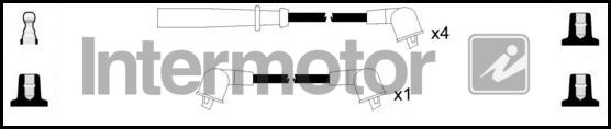 INTERMOTOR 73606 - Ignition Cable Kit autospares.lv