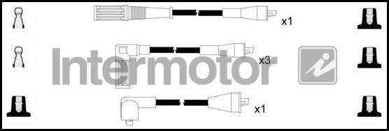 INTERMOTOR 73172 - Ignition Cable Kit autospares.lv