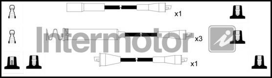 INTERMOTOR 73790 - Ignition Cable Kit autospares.lv
