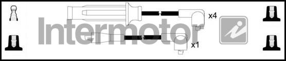 INTERMOTOR 73710 - Ignition Cable Kit autospares.lv