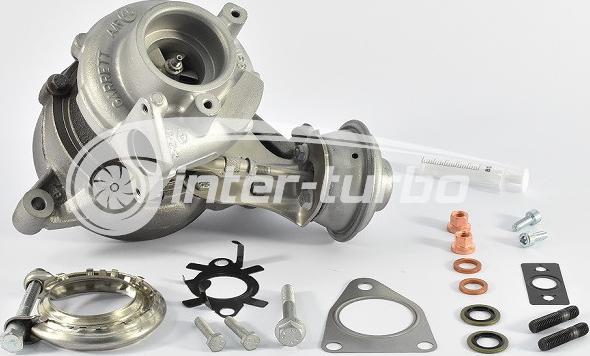 INTER-TURBO IT-764609 - Charger, charging system autospares.lv