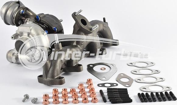 INTER-TURBO IT-713673 - Charger, charging system autospares.lv