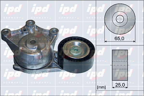 IPD 15-4069 - Belt Tensioner, v-ribbed belt autospares.lv