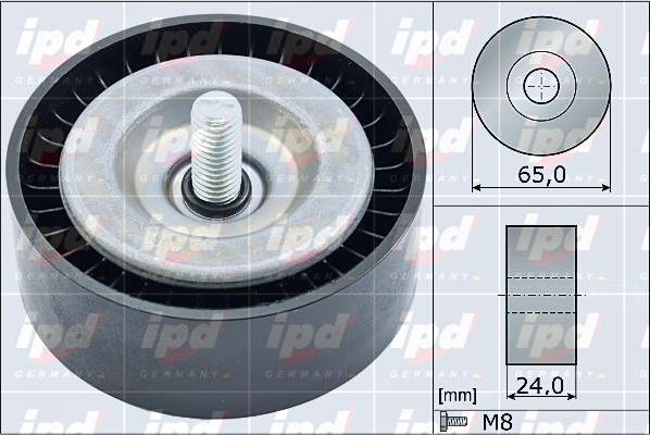 IPD 15-4032 - Pulley, v-ribbed belt autospares.lv