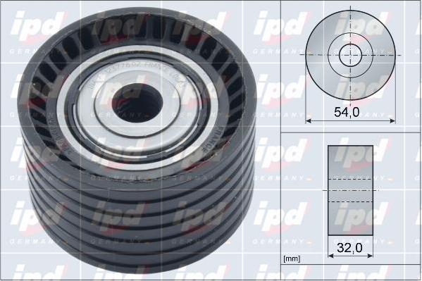 IPD 15-4111 - Deflection / Guide Pulley, timing belt autospares.lv