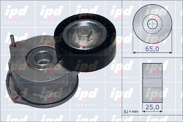 IPD 15-3900 - Belt Tensioner, v-ribbed belt autospares.lv