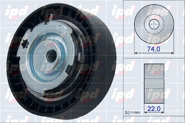 IPD 15-3901 - Tensioner Pulley, timing belt autospares.lv