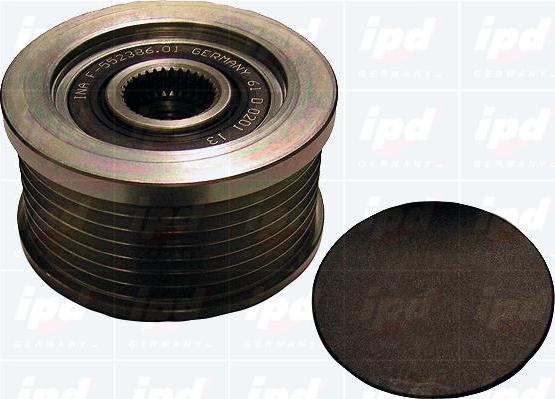 IPD 15-3595 - Pulley, alternator, freewheel clutch autospares.lv