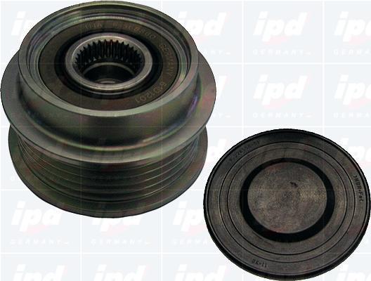 IPD 15-3598 - Pulley, alternator, freewheel clutch autospares.lv