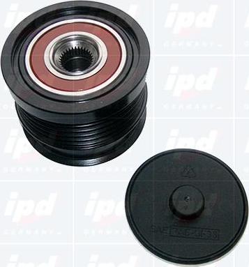 IPD 15-3669 - Pulley, alternator, freewheel clutch autospares.lv