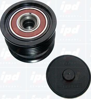 IPD 15-3668 - Pulley, alternator, freewheel clutch autospares.lv