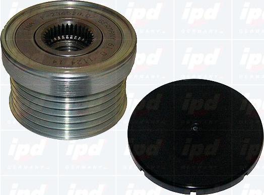 IPD 15-3601 - Pulley, alternator, freewheel clutch autospares.lv