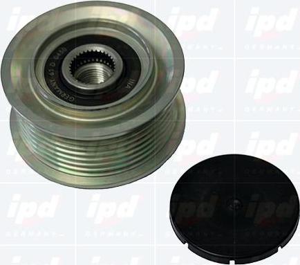 IPD 15-3195 - Pulley, alternator, freewheel clutch autospares.lv