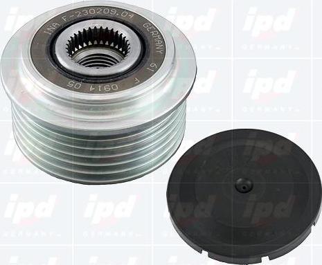 IPD 15-3280 - Pulley, alternator, freewheel clutch autospares.lv