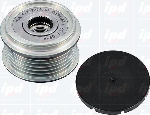 IPD 15-3278 - Pulley, alternator, freewheel clutch autospares.lv