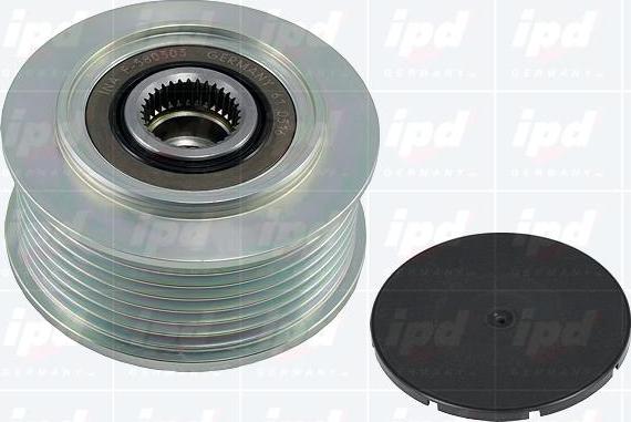 IPD 15-3741 - Pulley, alternator, freewheel clutch autospares.lv