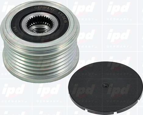 IPD 15-3784 - Pulley, alternator, freewheel clutch autospares.lv