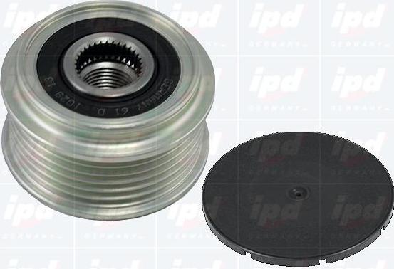 IPD 15-3780 - Pulley, alternator, freewheel clutch autospares.lv